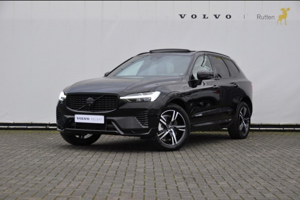 Volvo XC60 T6 Plug-in hybrid AWD Plus Black Edition Long range / Adaptieve cruise control / Panoramadak / Apple carplay / Parkeersensoren met 360 camera / Elektrische achterklep / Elektrische stoelen met geheugen / Stoel en stuurwielverwarming