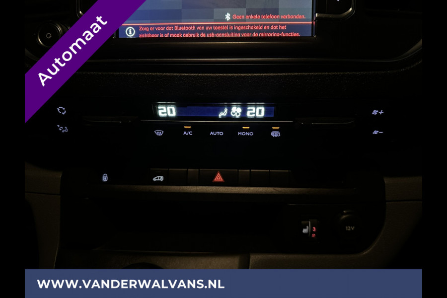 Citroën Jumpy 2.0 BlueHDI 177pk Automaat L3H1 Euro6 Airco | 2x zijdeur | Camera | Imperiaal | Apple Carplay Cruisecontrol, LM velgen, Trekhaak, Stoelverwarming, Parkeersensoren, Bijrijdersbank