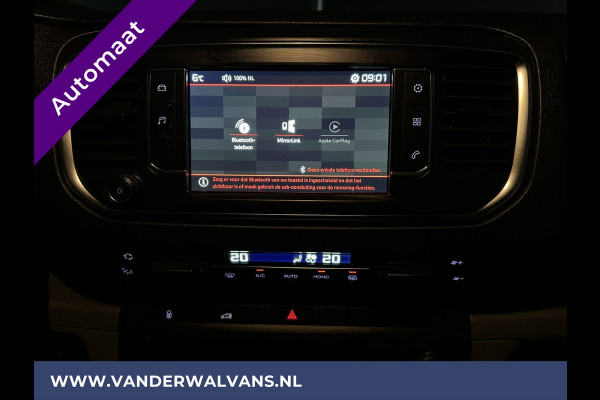 Citroën Jumpy 2.0 BlueHDI 177pk Automaat L3H1 Euro6 Airco | 2x zijdeur | Camera | Imperiaal | Apple Carplay Cruisecontrol, LM velgen, Trekhaak, Stoelverwarming, Parkeersensoren, Bijrijdersbank