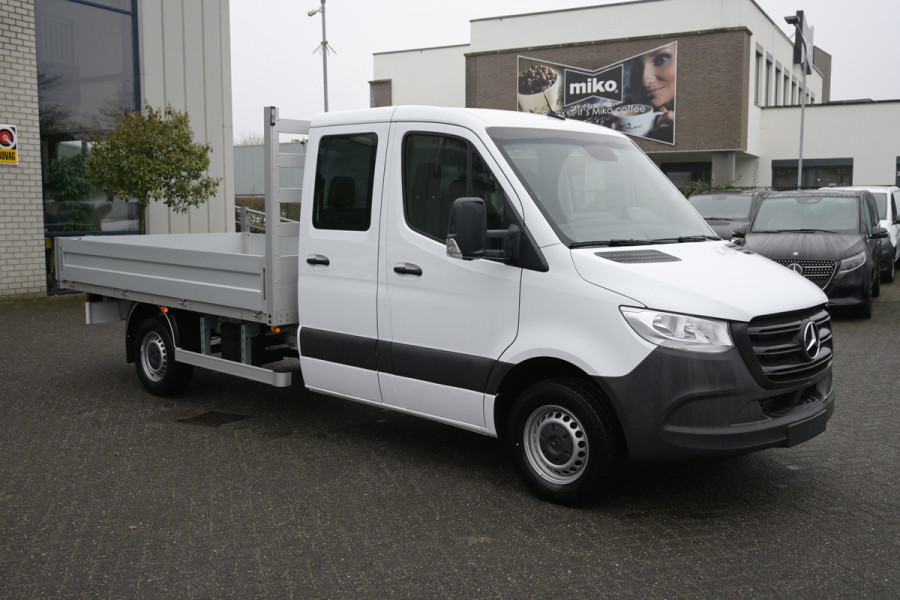 Mercedes-Benz Sprinter 317 CDI L3 DC Open laadbak 3500 KG trekhaak, 7 Zitplaatsen, Standkachel