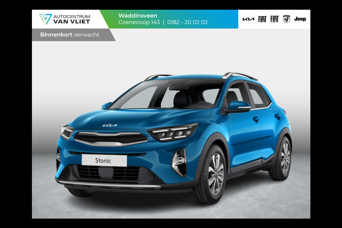 Kia Stonic 1.0 T-GDi MHEV DynamicPlusLine | Levering Mei | MY25 | 16'' lichtmetaal | Stoel-/stuurverwarming | Navi | Clima | CarPlay | Keyless | LED