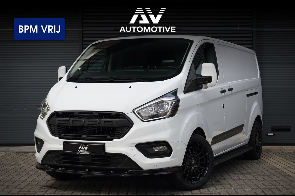 Ford Transit Custom 340 2.0 TDCI L2H1 | L+R Schuifdeur | Navigatie | Blind Spot | CarPlay | Camera | Standkachel | Trekhaak | 3-Zitter | Nieuwe APK | Onderhoudsbeurt