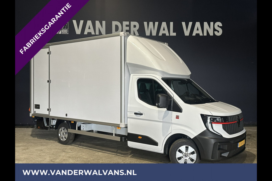 Renault Master 2.3 dCi 150pk Bakwagen 232cm Hoog Laadklep Zijdeur Fabrieksgarantie Euro6 Airco | LAT OM LAT | LED Cruisecontrol, Apple Carplay, Android Auto, Verwarmde voorruit, Bijrijdersbank, 945kg laadvermogen