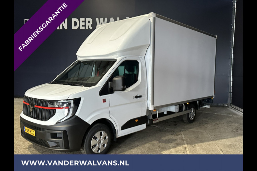 Renault Master 2.3 dCi 150pk Bakwagen 232cm Hoog Laadklep Zijdeur Fabrieksgarantie Euro6 Airco | LAT OM LAT | LED Cruisecontrol, Apple Carplay, Android Auto, Verwarmde voorruit, Bijrijdersbank, 945kg laadvermogen