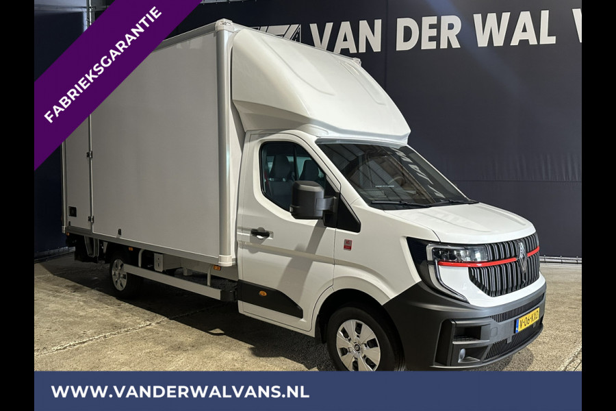 Renault Master 2.3 dCi 150pk Bakwagen 232cm Hoog Laadklep Zijdeur Fabrieksgarantie Euro6 Airco | LAT OM LAT | LED Cruisecontrol, Apple Carplay, Android Auto, Verwarmde voorruit, Bijrijdersbank, 945kg laadvermogen