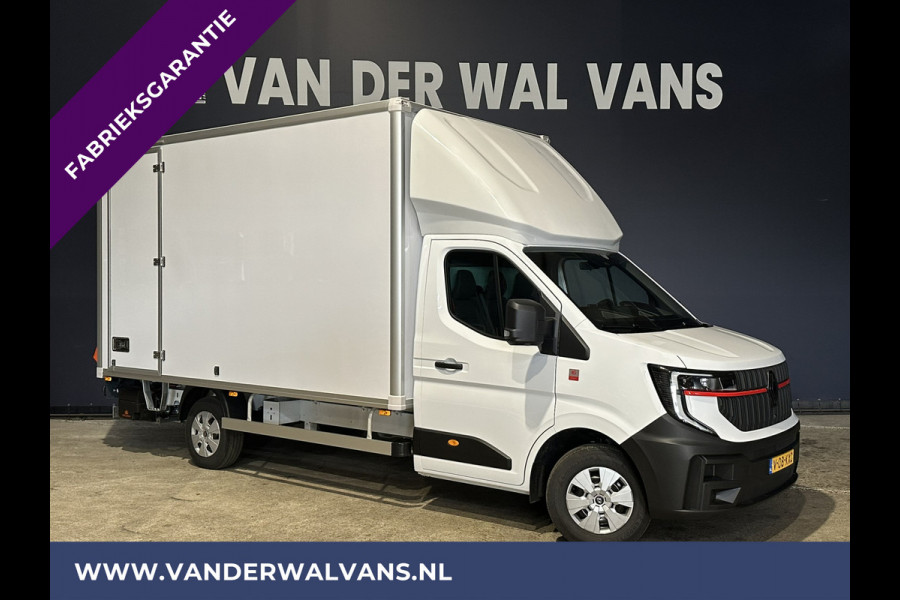 Renault Master 2.3 dCi 150pk Bakwagen 232cm Hoog Laadklep Zijdeur Fabrieksgarantie Euro6 Airco | LAT OM LAT | LED Cruisecontrol, Apple Carplay, Android Auto, Verwarmde voorruit, Bijrijdersbank