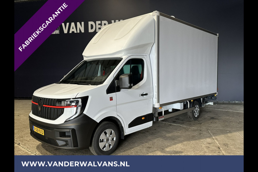 Renault Master 2.3 dCi 150pk Bakwagen 232cm Hoog Laadklep Zijdeur Fabrieksgarantie Euro6 Airco | LAT OM LAT | LED Cruisecontrol, Apple Carplay, Android Auto, Verwarmde voorruit, Bijrijdersbank