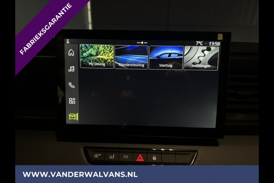 Renault Master 2.3 dCi 150pk Bakwagen 232cm Hoog Laadklep Zijdeur Fabrieksgarantie Euro6 Airco | LAT OM LAT | LED Cruisecontrol, Apple Carplay, Android Auto, Verwarmde voorruit, Bijrijdersbank