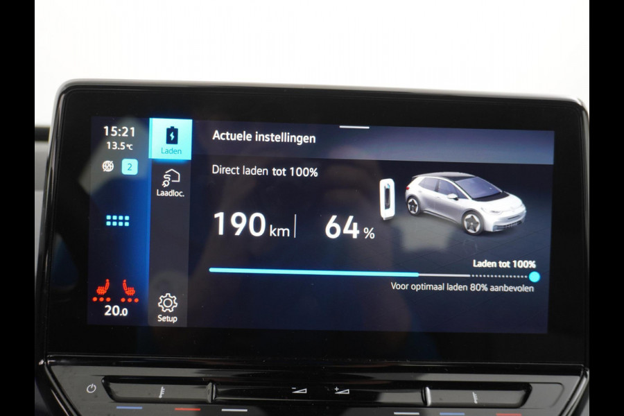 Volkswagen ID.3 Pro 58 kWh | NAVI BY CARPLAY | STOELVERWARMING | RIJKLAARPRIJS INCL. 12 MND. BOVAGGARANTIE