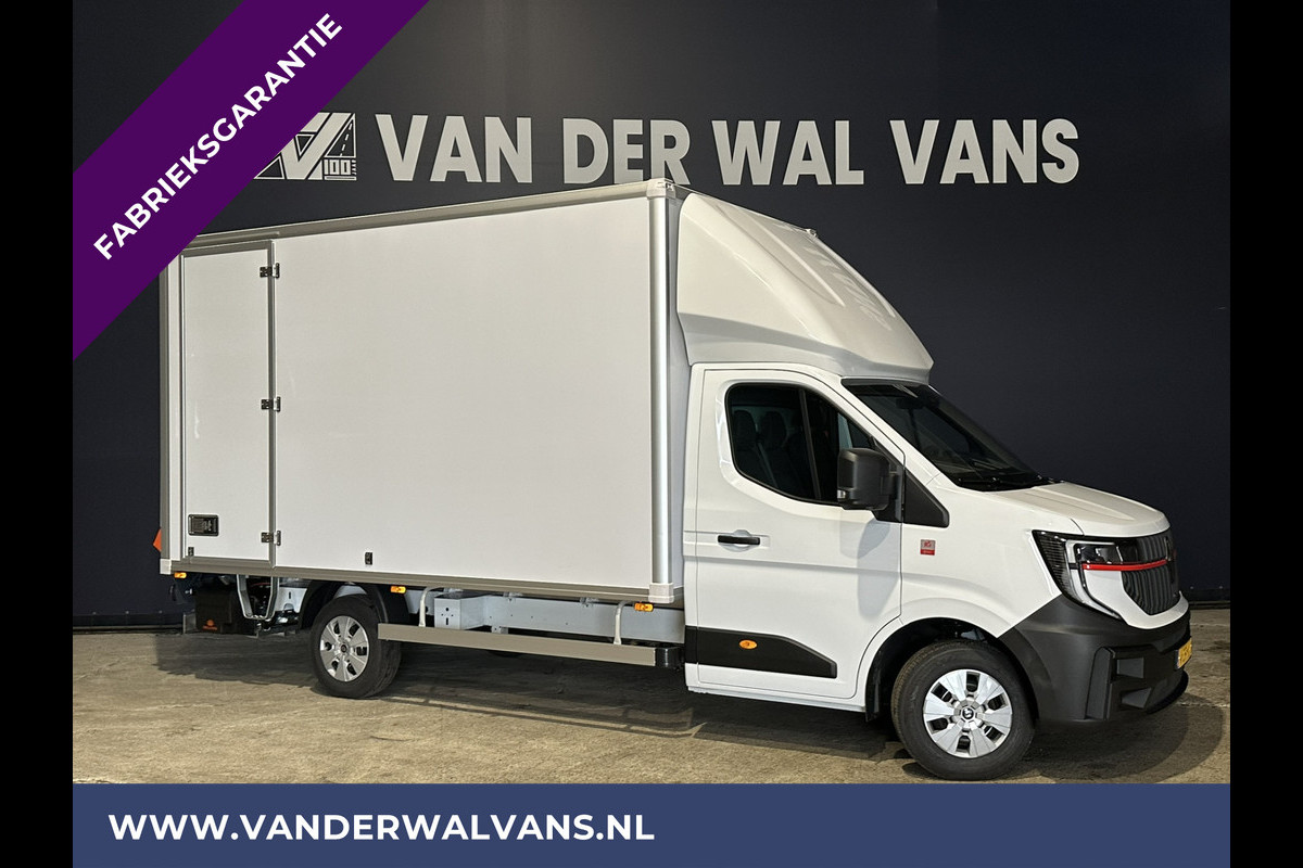 Renault Master 2.3 dCi 150pk Bakwagen 232cm Hoog Laadklep Zijdeur Fabrieksgarantie Euro6 Airco | LAT OM LAT | LED Cruisecontrol, Apple Carplay, Android Auto, Verwarmde voorruit, Bijrijdersbank, 945kg laadvermogen