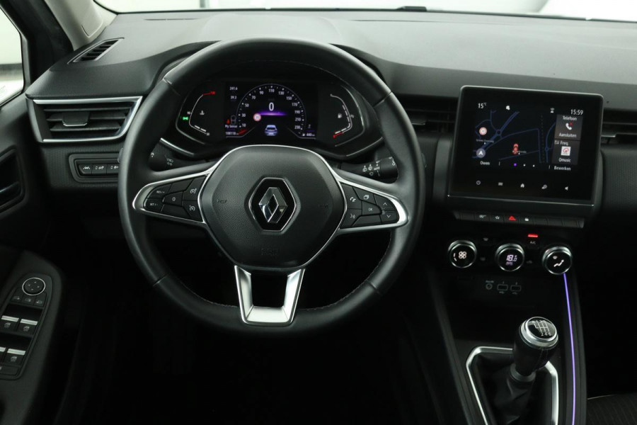 Renault Clio 1.0 TCe Intens | Carplay | Full LED | Navigatie | Climate control | PDC | Keyless | Cruise control | Half leder | DAB