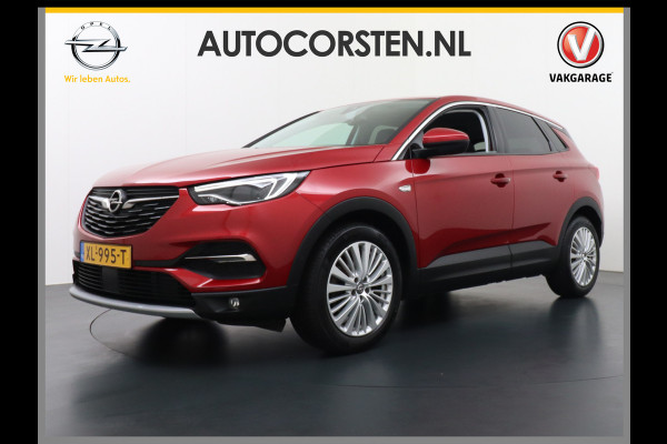 Opel Grandland X T131PK Trekhaak Camera Apple Carplay Android Auto Navi Bord-Herkenning Ecc Pdc 1/2 Leer koplampen adaptief Autom.Achterklep AGR- LaneAssist DAB Bluetooth Connected Led Licht-Regensensor Sensor dodehoek Business Executive 1ste Eigenaar 1.400kg trekvermogen Volledig Onderhouden! Euro 35.000 nieuw