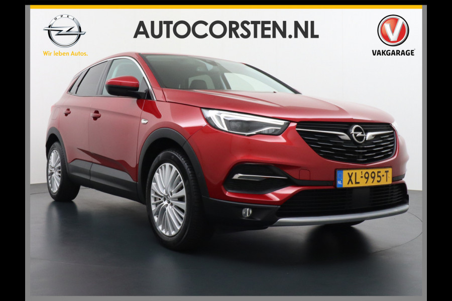 Opel Grandland X T131PK Trekhaak Camera Apple Carplay Android Auto Navi Bord-Herkenning Ecc Pdc 1/2 Leer koplampen adaptief Autom.Achterklep AGR- LaneAssist DAB Bluetooth Connected Led Licht-Regensensor Sensor dodehoek Business Executive 1ste Eigenaar 1.400kg trekvermogen Volledig Onderhouden! Euro 35.000 nieuw