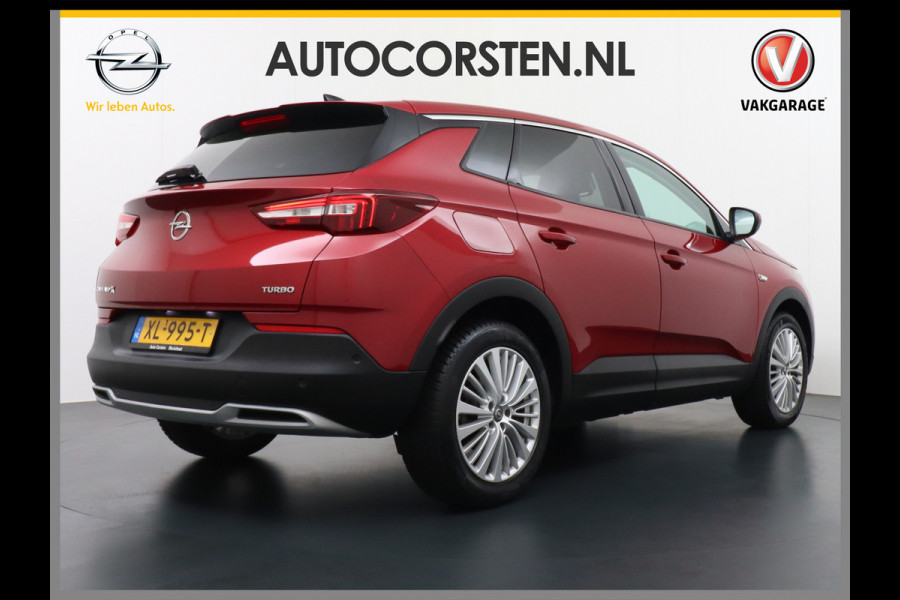 Opel Grandland X T131PK Trekhaak Camera Apple Carplay Android Auto Navi Bord-Herkenning Ecc Pdc 1/2 Leer koplampen adaptief Autom.Achterklep AGR- LaneAssist DAB Bluetooth Connected Led Licht-Regensensor Sensor dodehoek Business Executive 1ste Eigenaar 1.400kg trekvermogen Volledig Onderhouden! Euro 35.000 nieuw