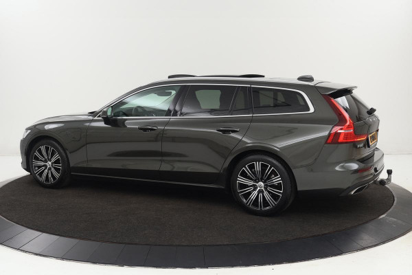 Volvo V60 2.0 T6 Recharge AWD Inscription | Panoramadak | Trekhaak | Leder | Stoel & stuurverwarming | Carplay | DAB | Adaptive cruise | Navigatie | Memory | Keyless | Full LED