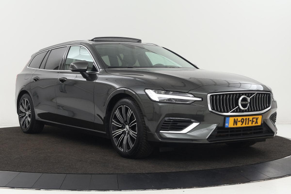 Volvo V60 2.0 T6 Recharge AWD Inscription | Panoramadak | Trekhaak | Leder | Stoel & stuurverwarming | Carplay | DAB | Adaptive cruise | Navigatie | Memory | Keyless | Full LED