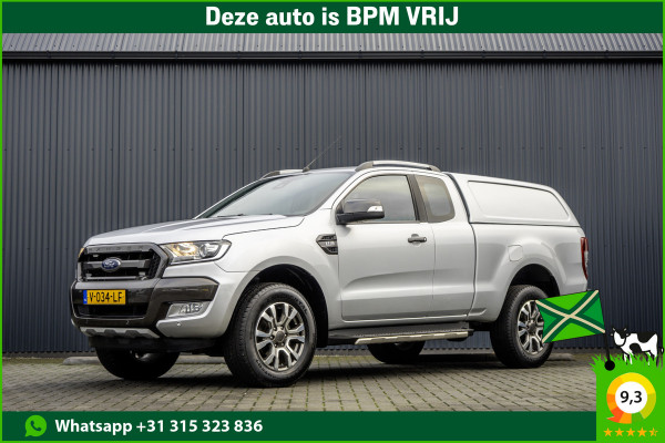 Ford Ranger 3.2 Wildtrak Supercab | 200 PK | 3.5T Trekgewicht | Euro 6 | Climate | Cruise | Camera