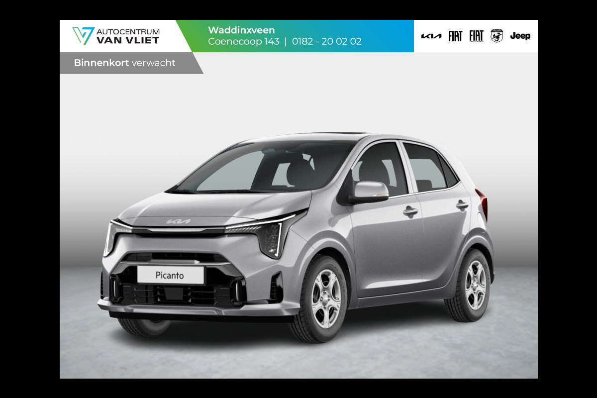 Kia Picanto 1.0 DPI DynamicLine | Levering Juni | MY25 | Navi | Airco | Cruise | Camera | Apple Carplay | Private Lease € 309,-