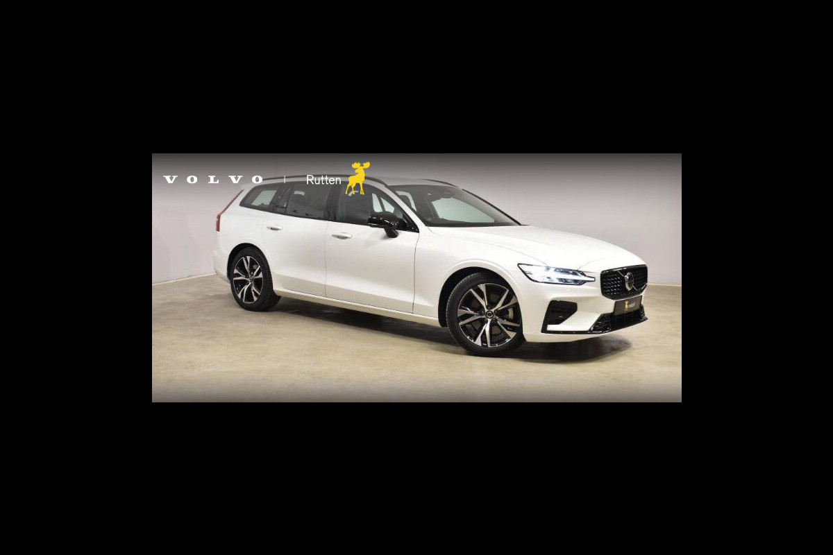 Volvo V60 B4 211PK Automaat Plus Dark / Driver assist / Moritz lederen bekleding / Elektrische stoelen / DAB+ / Google Navigatie