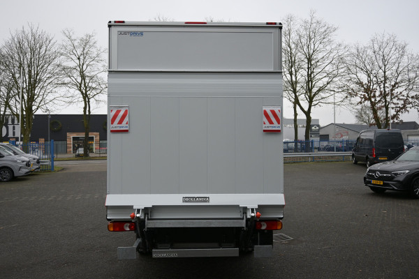 Mercedes-Benz Sprinter 519 CDI L3 Bakwagen met Dhollandia laadklep BPM vrij 3500 kg trekgewicht, LED, Geveerde stoel