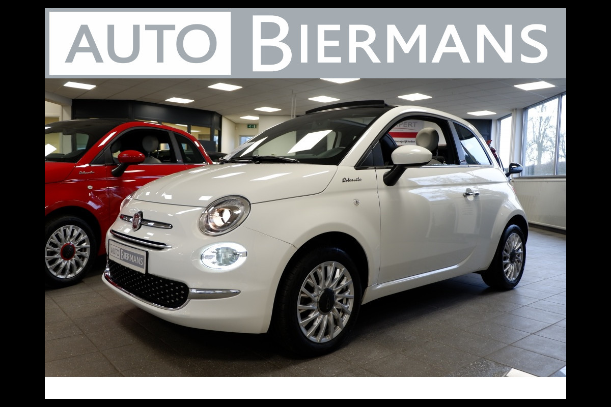 Fiat 500C 1.0 Hybrid Dolcevita Rijklaarprijs! 12MND Bovag garantie!