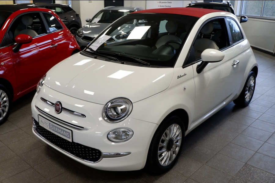 Fiat 500C 1.0 Hybrid Dolcevita Rijklaarprijs! 12MND Bovag garantie!