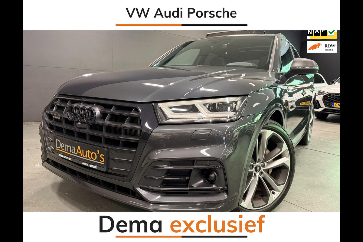 Audi Q5 55 TFSI e SQ5 PACK 367PK 21'' RS-LEDER BLACK-LINE 3XS-LINE PANO/B&O/V-COCKPIT/DAB/SFEERVERLICHTING///