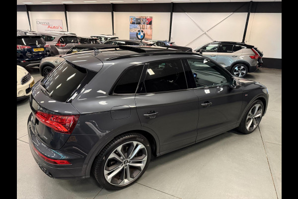 Audi Q5 55 TFSI e SQ5 PACK 367PK 21'' RS-LEDER BLACK-LINE 3XS-LINE PANO/B&O/V-COCKPIT/DAB/SFEERVERLICHTING///