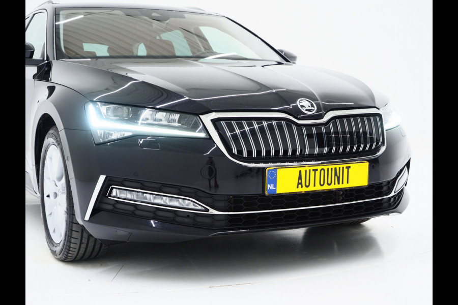 Škoda Superb Combi 1.4 TSI iV Style 218PK | Leder | 360 | Massage | Canton | Adaptive Cruise | Virtual | Trekhaak