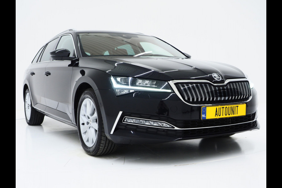 Škoda Superb Combi 1.4 TSI iV Style 218PK | Leder | 360 | Massage | Canton | Adaptive Cruise | Virtual | Trekhaak