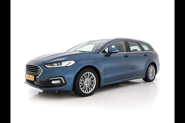 Ford Mondeo Wagon 2.0 IVCT HEV Titanium Luxury-Pack (INCL-BTW) Aut. *FULL-LEATHER | ADAPTIVE-CRUISE | FULL-LED | SONY-AUDIO | BLIND-SPOT | MEMORY-PACK | CAMERA | COMFORT-SEATS | NAVI-FULLMAP | ECC | PDC | TOWBAR | 17''ALU *