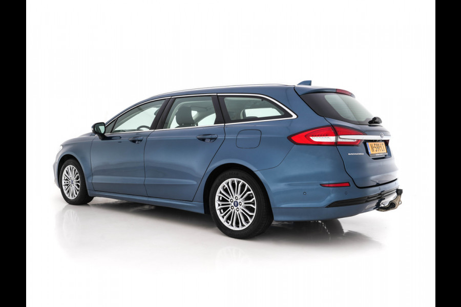 Ford Mondeo Wagon 2.0 IVCT HEV Titanium Luxury-Pack (INCL-BTW) Aut. *FULL-LEATHER | ADAPTIVE-CRUISE | FULL-LED | SONY-AUDIO | BLIND-SPOT | MEMORY-PACK | CAMERA | COMFORT-SEATS | NAVI-FULLMAP | ECC | PDC | TOWBAR | 17''ALU *