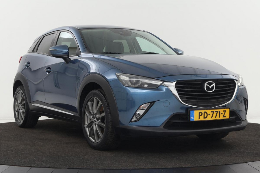 Mazda CX-3 2.0 SkyActiv-G 120 TS+ | Trekhaak | Stoelverwarming | Navigatie | Full LED | Dodehoek detectie | Camera | Climate control