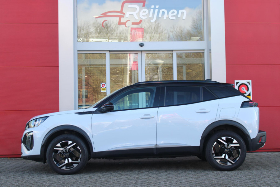 Peugeot 2008 1.2 130PK AUTOMAAT GT | DRAADLOZE TELEFOONLADER | NAVIGATIE | DRAADLOZE APPLE CARPLAY/ANDROID AUTO |ADAPTIVE CRUISE CONTROL | ACHTERUITRIJ CAMERA | CLIMATE CONTROL | FULL LED KOPLAMPEN | PARKEERSENSOREN VOOR EN ACHTER | DAB+ RADIO | KEYLESS ENTRY/START |