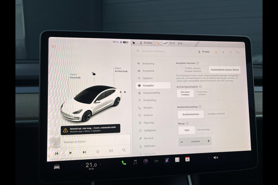 Tesla Model 3 Long Range AWD 75 kWh 1e Eigenaar,Autopilot,Panodak,BTW Auto,Leder,360 Camera,NL Auto,N.A.P,APK tot 12-2025