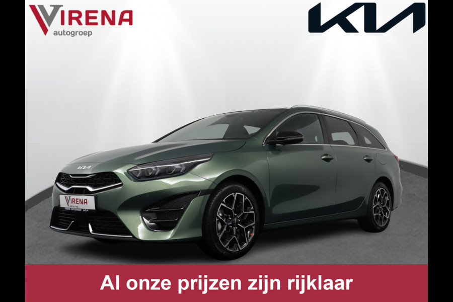 Kia Ceed Sportswagon 1.5 T-GDi GT-Line Automaat - Rijdende Demo - Navigatie - Cruise Control - Panorama dak - Stoel-/stuurverwarming - Fabrieksgarantie tot 01-2032