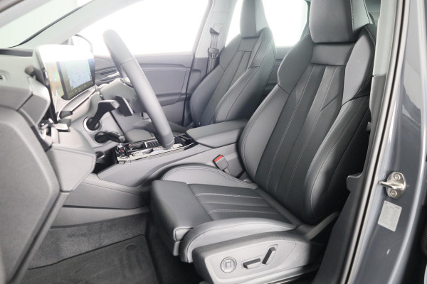 Audi Q6 Advanced edition e-tron perf 225kW/306pk 100Kwh Ha Tech Plus pakket, sportstoelen met leder, bumpers in kleur carrosserie, omgevingscamera's, adaptive cruise control, verwarmbare voorstoelen en achterbank