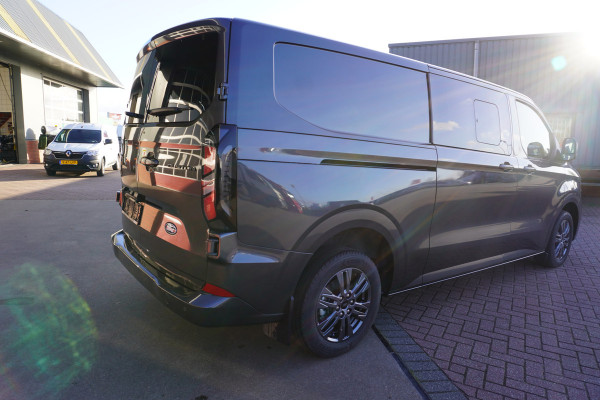 Ford Transit Custom 320L 2.0 TDCI 170PK L2H1 Limited DubbelCabine Automaat Nr. V033 | Schuifdeur links en rechts | Airco | Adap.Cruise | Navi | Camera