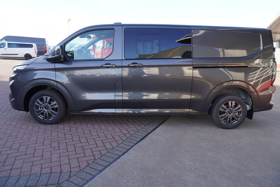 Ford Transit Custom 320L 2.0 TDCI 170PK L2H1 Limited DubbelCabine Automaat Nr. V033 | Schuifdeur links en rechts | Airco | Adap.Cruise | Navi | Camera