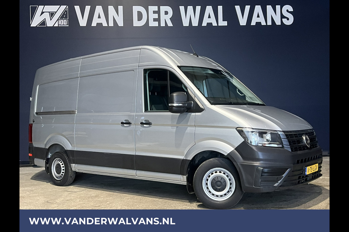 Volkswagen Crafter 2.0 TDI 141pk L3H3 L2H2 Euro6 Airco | Camera | Apple Carplay | Cruisecontrol Android Auto, Chauffeursstoel, Parkeersensoren, Bijrijdersbank