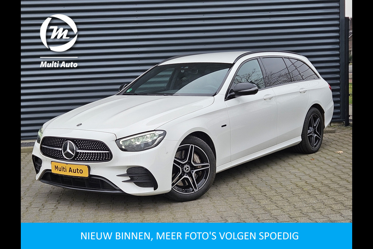 Mercedes-Benz E-Klasse Estate 300 e AMG Plug In Hybrid 320pk Dealer O.H PHEV | Widescreen Navi | Sfeerverlichting | Night Pakket | Camera | Apple Carplay | Alcantara Sportstoelen Verwarmd | LED |