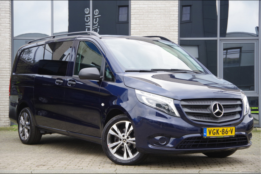 Mercedes-Benz Vito 114 CDI L2 DC-5P, AUT. LED, 2X SCHUIFDEUR, TREKHAAK, CAMERA, NAVI, CRUISE, CLIMA, PARKEERSENSOREN, DUBBELE CABINE