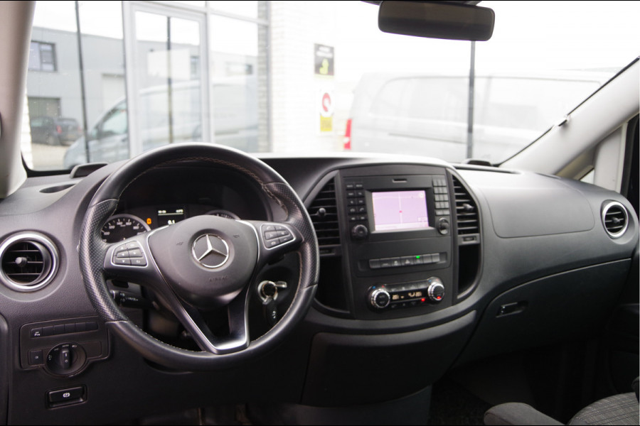 Mercedes-Benz Vito 114 CDI L2 DC-5P, AUT. LED, 2X SCHUIFDEUR, TREKHAAK, CAMERA, NAVI, CRUISE, CLIMA, PARKEERSENSOREN, DUBBELE CABINE