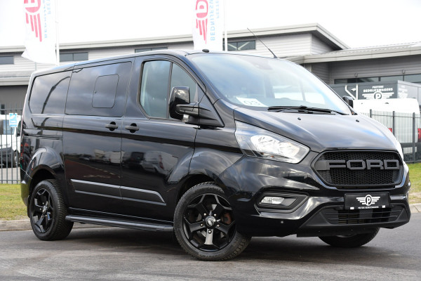 Ford Transit Custom 320 2.0 TDCI L1H1 DC Black Edition Limited Camera, Cruise, Carplay, Automaat, 2 x Schuifdeur, Multimedia, 130PK, UNIEK!