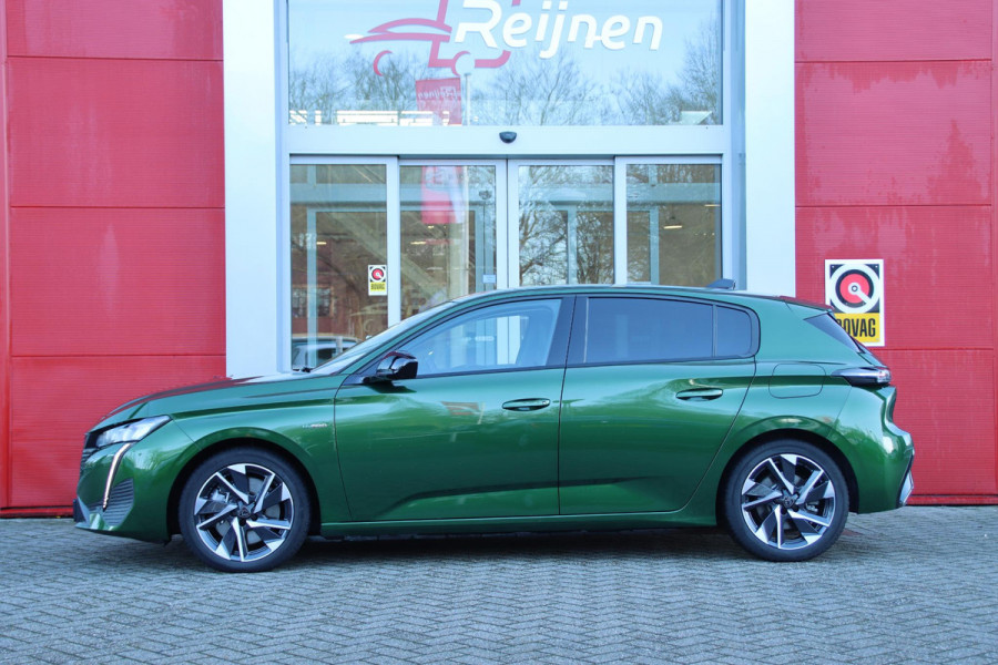 Peugeot 308 1.6 HYbrid 180PK ALLURE PACK BUSINESS | NAVIGATIE 10,25 "TOUCHSCREEN | DRAADLOOS APPLE CARPLAY/ANDROID AUTO | 360° CAMERA | DAB+ RADIO | CLIMATE CONTROL | 17" DIAMAND CUT LICHTMETALEN VELGEN | ADAPTIVE / CRUISE CONTROL | DIGITAAL INSTRUMENTENPANEEL | KEYLESS ENTRY & START | DRAADLOOS LADEN |