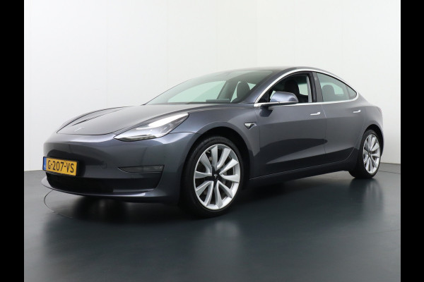 Tesla Model 3 Long Range 75kWh 463PK 19"lm Premium Audio 4wd  AutoPilot Panoramadak Camera's Leder Adaptive-CruiseControl-Stop&Go Pdc Ecc Dual Stoel en achterbank verwarming Keyless Electr.Stoelen+Memory+Easy-Entry WiFi Origineel Nederlandse auto Grootste accu, Tot 16,5kwh thuis laden.