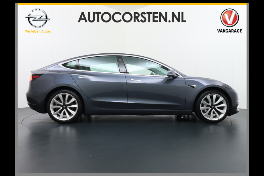 Tesla Model 3 Long Range 75kWh 463PK 19" FSD-Full Self Driving Computer-3 Premium Audio 4wd AutoPilot Panoramadak Camera's Leer Adaptive-Cruis Stoel en achterbank verwarming Electr.Stoelen+Memory+Easy-Entry WiFi Orig. NLse auto Grootste accu Tot 16,5kwh thuis laden. Accu-Garantie tot 27-12-2027 max 192.000km