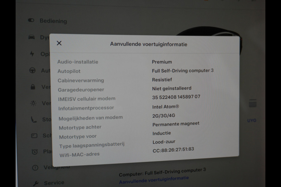 Tesla Model 3 Long Range 75kWh 463PK 19" FSD-Full Self Driving Computer-3 Premium Audio 4wd AutoPilot Panoramadak Camera's Leer Adaptive-Cruis Stoel en achterbank verwarming Electr.Stoelen+Memory+Easy-Entry WiFi Orig. NLse auto Grootste accu Tot 16,5kwh thuis laden. Accu-Garantie tot 27-12-2027 max 192.000km