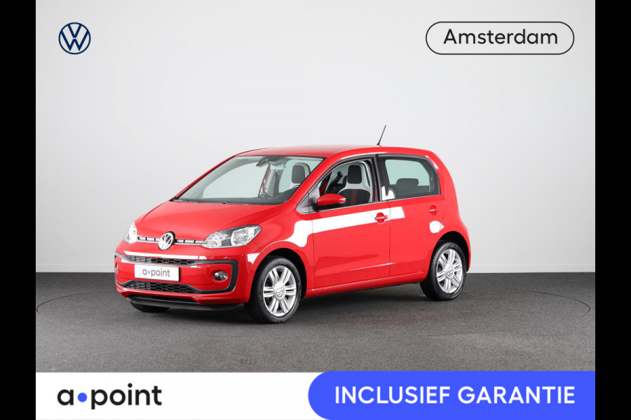 Volkswagen up! 1.0 BMT high up! 60 pk | Navigatie via App | Autom. airco | Parkeersensoren achter | Stoelverwarming |