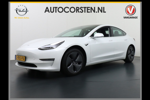 Tesla Model 3 Long Range 75kWh 463PK FSD-Full Self Driving Computer-3 Premium Audio 4wd  18" Lmv AutoPilot Panoramadak Camera's Leder Adaptive Stoel en achterbank verwarming Keyless Electr.Stoelen+Memory+Easy-Entry WiFi Origineel Nederlandse auto Grootste accu, Tot 16,5kwh thuis laden.